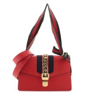 GUCCI Red Sylvie Bag